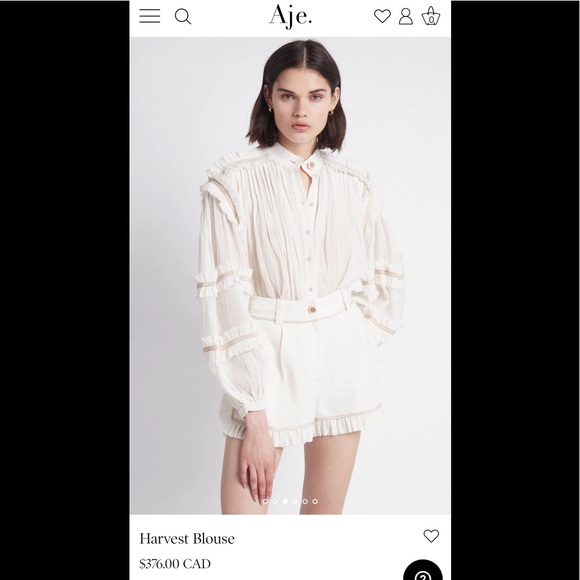 Aje Tops - 2022 spring Aje Harvest Blouse